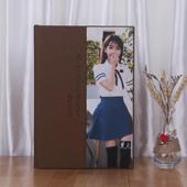 个性 幼儿园小学大学高中同学录 皮质水晶封面 定制 毕业纪念册