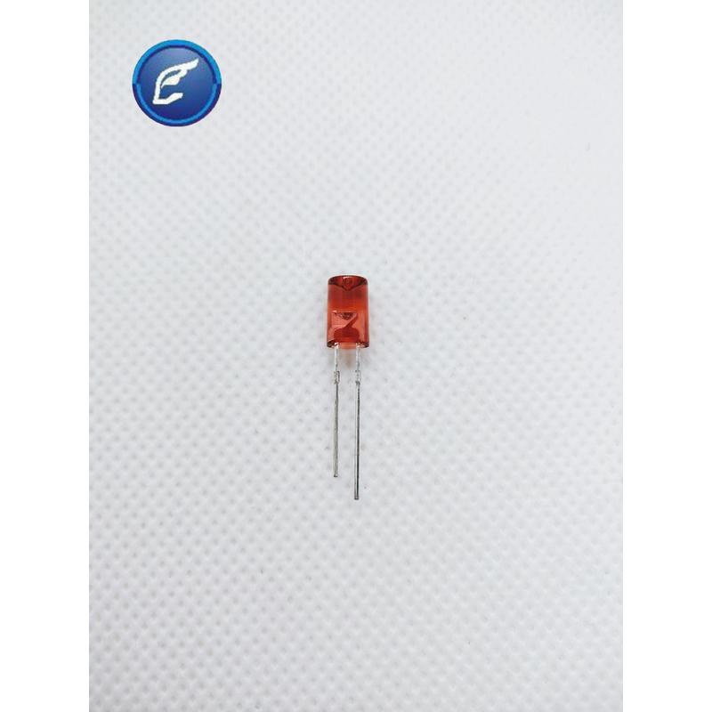 5mm内凹无边透明红发红深圳厂家led灯珠短脚红色发光二极管指示灯