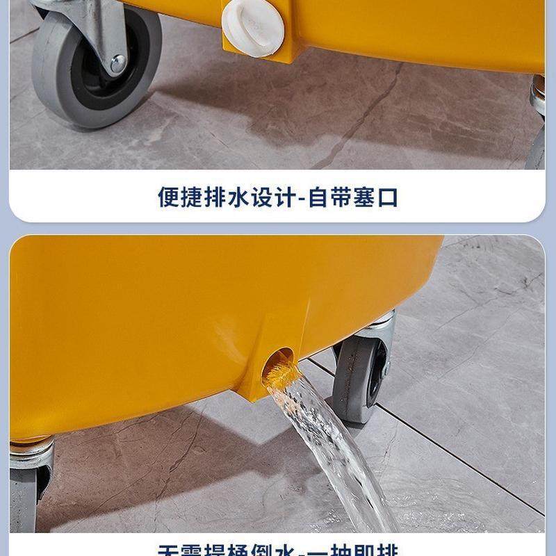 c!榨水车拖把桶拖地商用酒店保洁专用墩布拖布压水济水柞水车拖