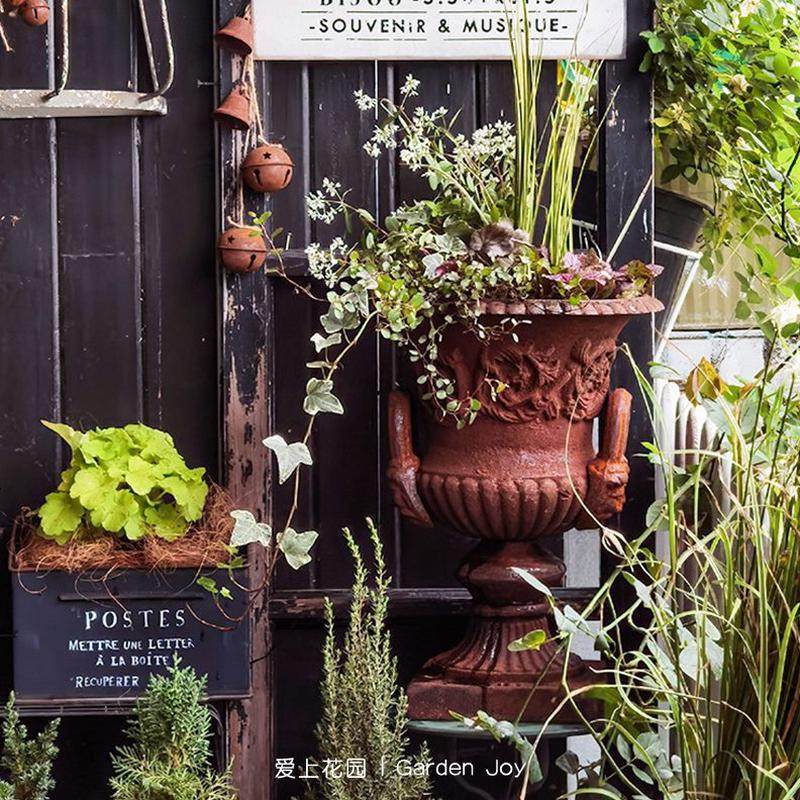 底座做旧面人铸铁园艺 装饰爱 奖杯双耳| 麦穗上盆花园,鲜花速递/花卉仿真/绿植园艺,其它园艺用品,淘宝优惠券,粉丝福利购,淘宝优惠卷