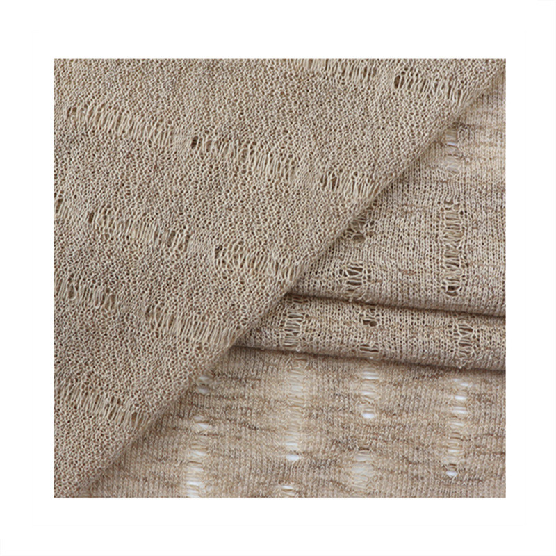 l9846#镂空针织春夏170g全涤提花秋时装服饰装饰古风复古布面料