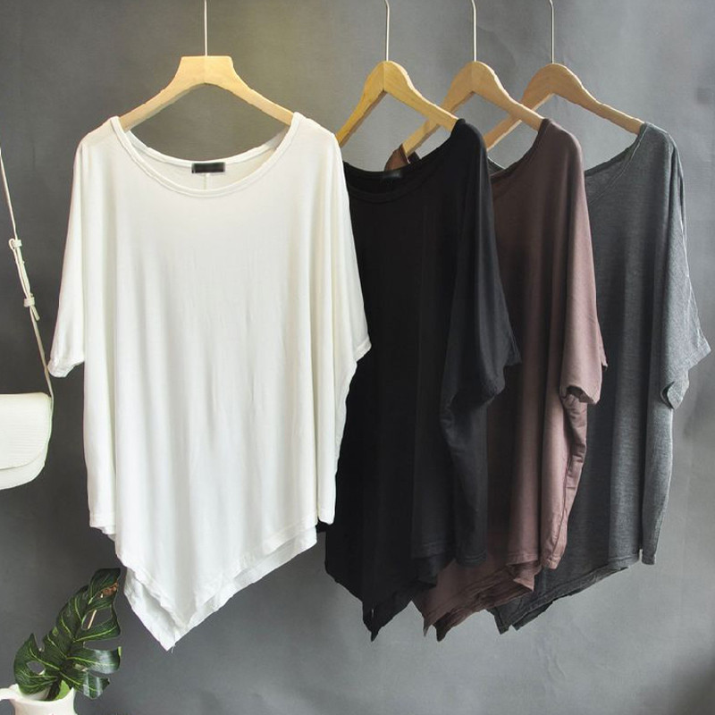 莫代尔短袖t恤女2025夏季新