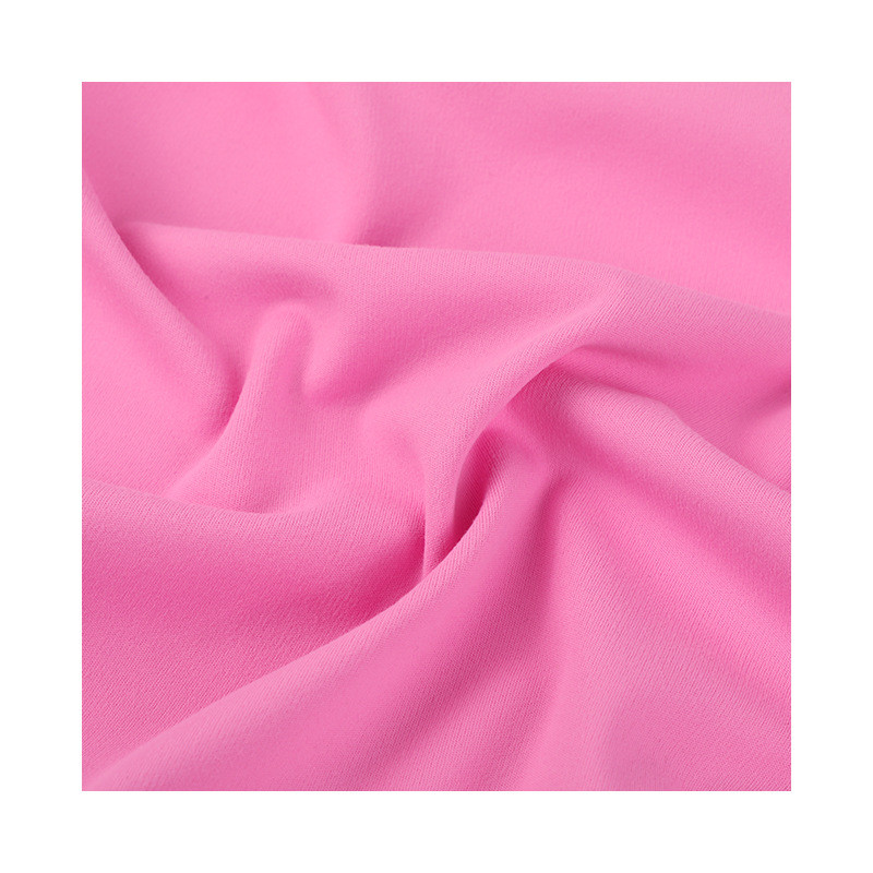 针织运动速干涤纶高弹双面磨毛面料涤氨双面运动瑜伽打底裤布料