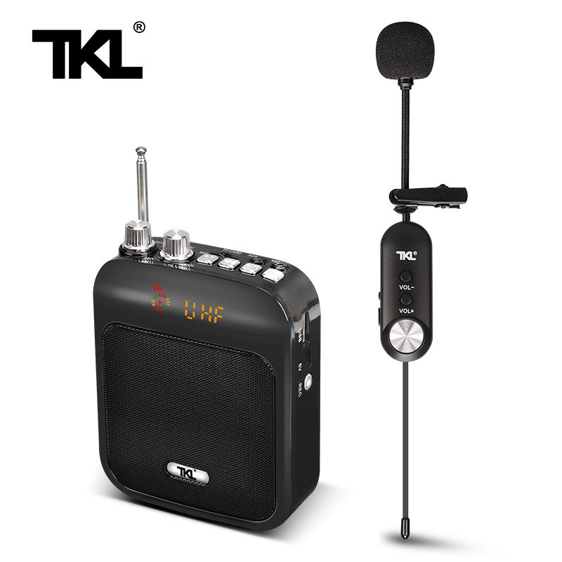 TKL小蜜蜂扩音器领夹教师专用上课用无线麦克风老师讲课导游耳麦