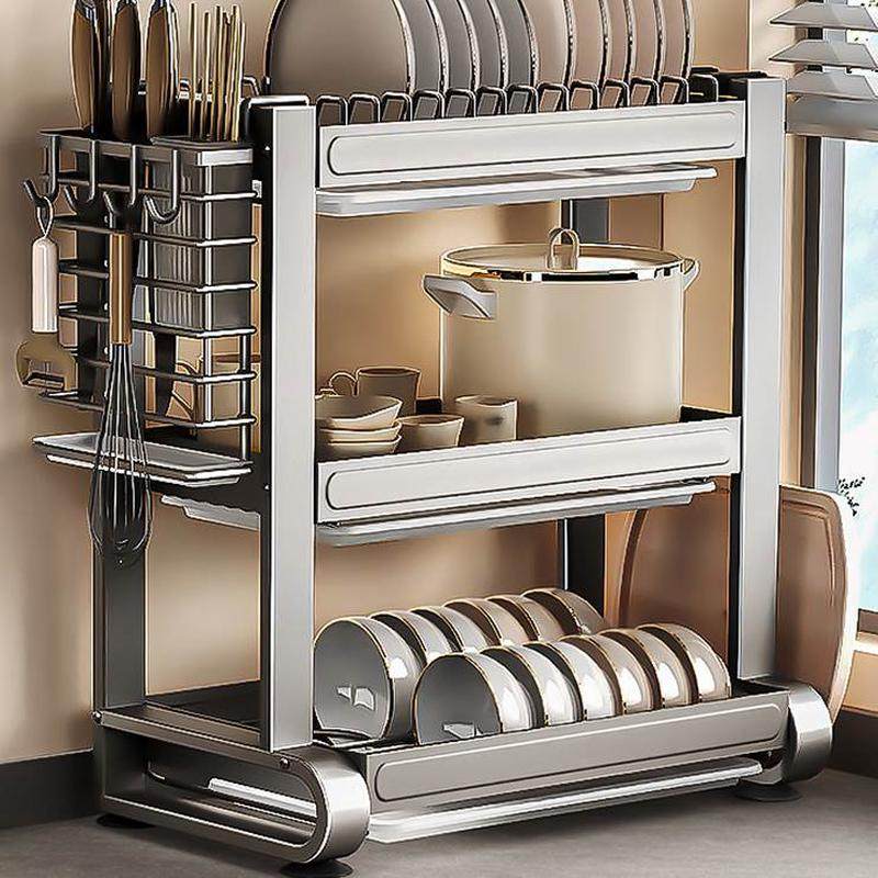 家用多功能碗筷收纳盒碗碟收纳架碗盘碗柜厨房置物架放碗架沥水架,厨房/烹饪用具,碗架,淘宝优惠券,粉丝福利购,淘宝优惠卷