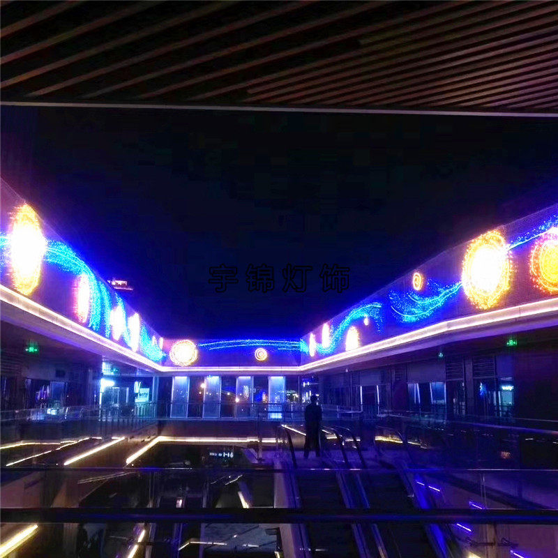 led海洋主题造型夜景画灯饰灯饰节日灯饰幕墙装饰楼盘灯饰画圣诞