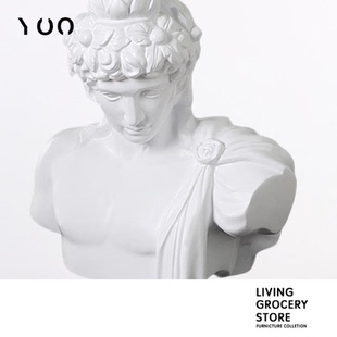 饰品设计师大卫雕塑摆件树脂 yoowow有窝北欧创意人物艺术家居软装