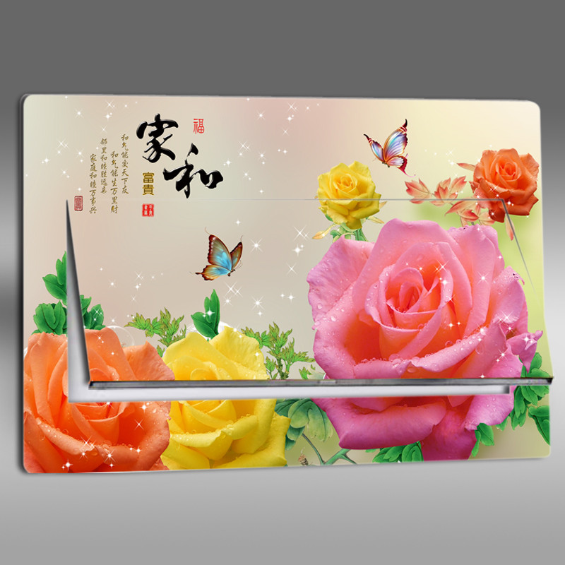 电表箱贴纸配电箱贴纸集线盒贴开关贴画防水装饰自粘欧式墙贴PA47