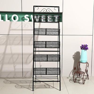 发箍展示架铁艺箍新款头饰扣发发夹落地头箍首饰收纳架头五层单面