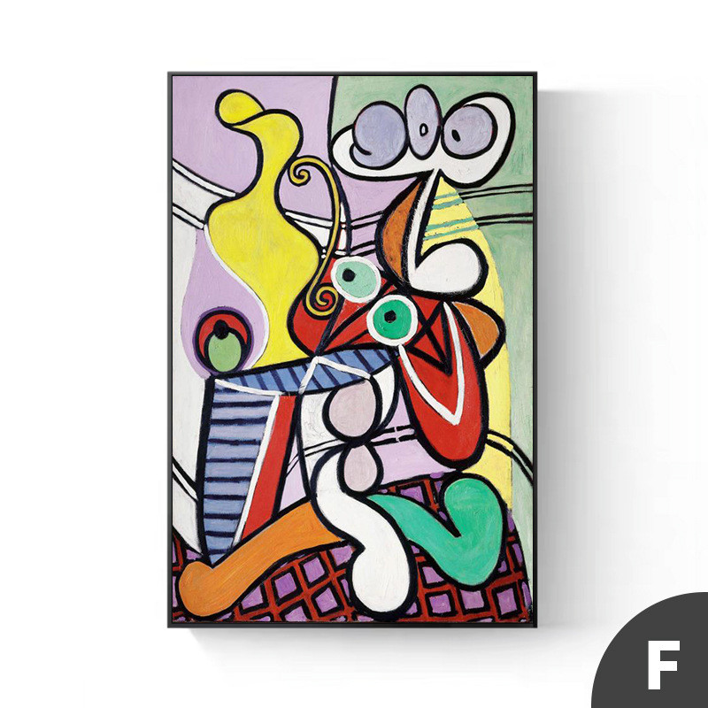 艺术轻奢  客厅玄关装饰画抽象现代人物背景墙壁走廊过道竖版挂画