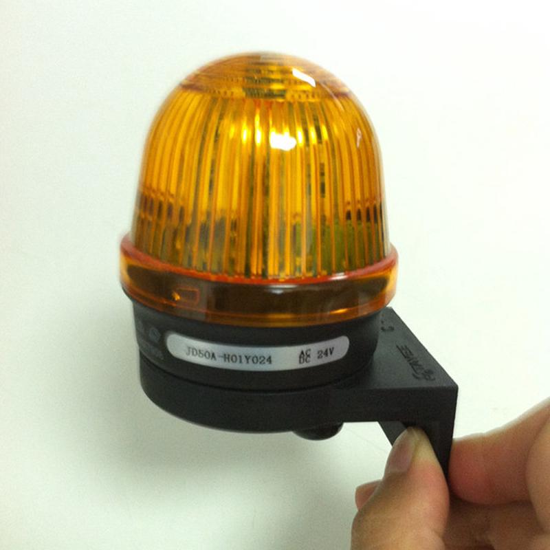 天逸50mm应急灯警示灯常亮/频闪/转闪/高亮灯JD50A-H01Y024+C-6