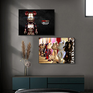 定制横板床头衣柜翻新贴纸自粘空调美化防水玻璃厕所卡通墙贴