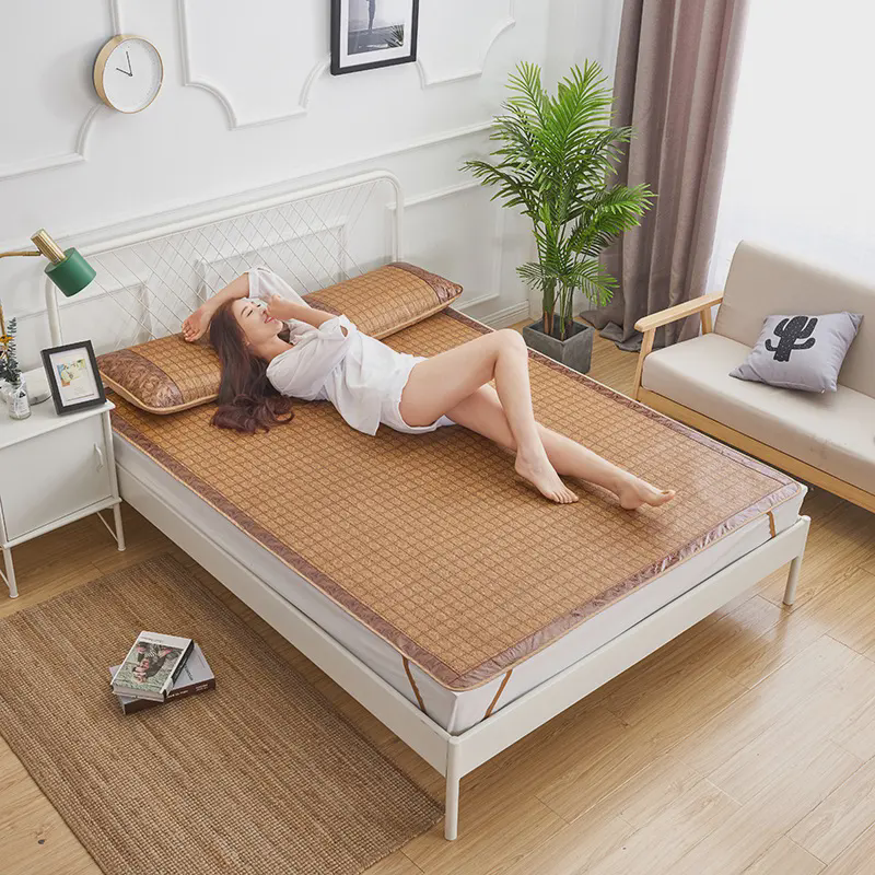 双面凉席1.8m床1.5米藤席正反两用家用可折叠冰丝席夏季裸睡席子,床上用品,藤席,淘宝优惠券,粉丝福利购,淘宝优惠卷