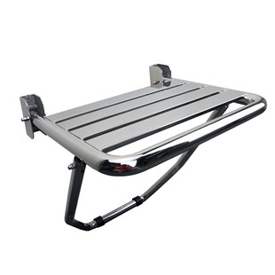 驭圣挂墙304不锈钢折叠浴室凳过道椅子换鞋玄关凳子凳子