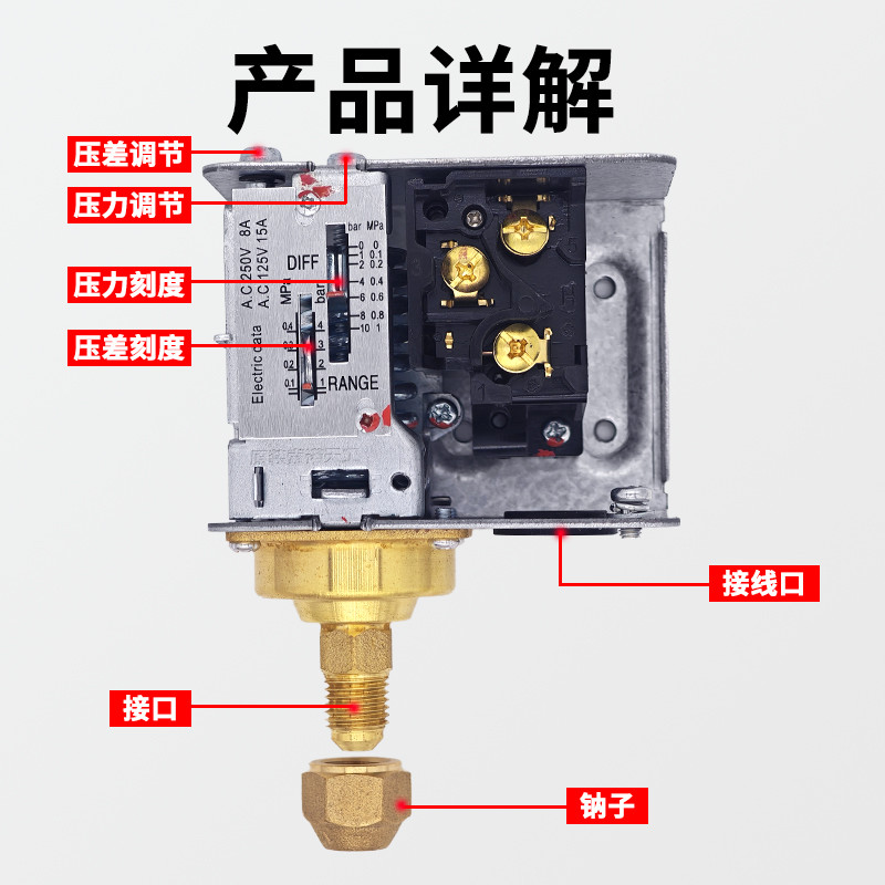STNC索诺天工 压力控制器HLP110E/G/HLP506E/HLP530/HLP830/公制