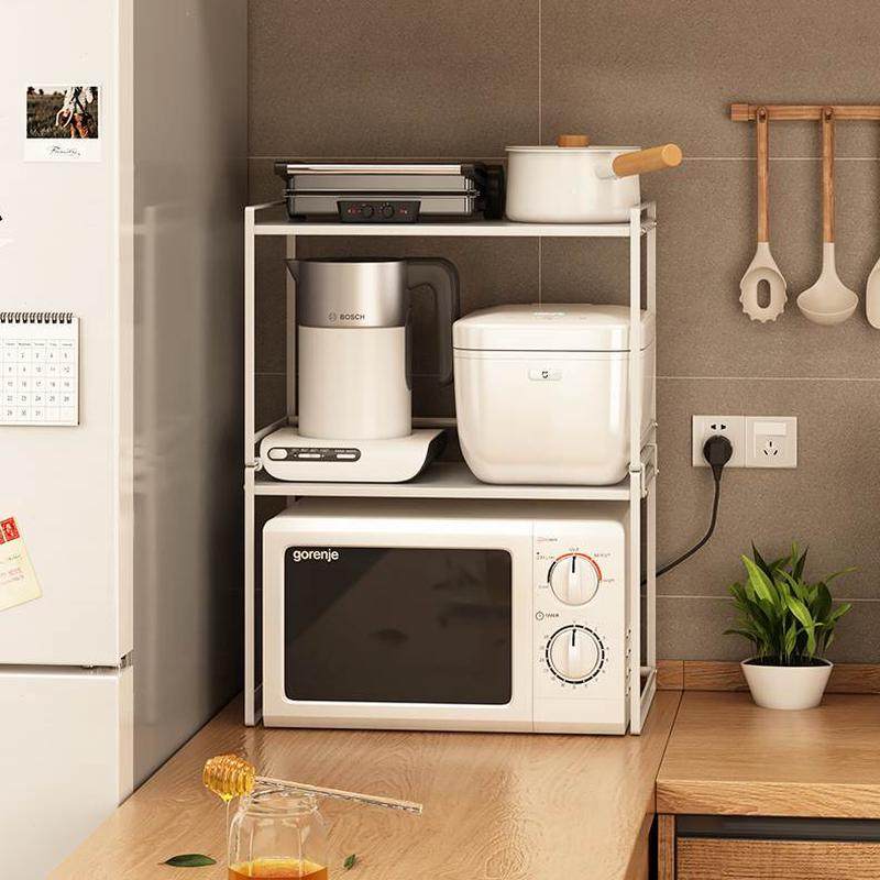 厨房微波炉置物架叠架面包机分层加日式烤箱架双层小型约迷你可,厨房/烹饪用具,微波炉置物架,淘宝优惠券,粉丝福利购,淘宝优惠卷