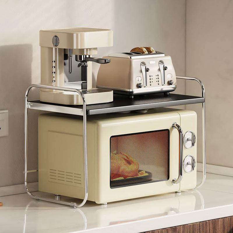 收纳架支架电饭锅烤箱收纳架多功能台面架子厨房微波炉置物架双层,厨房/烹饪用具,微波炉置物架,淘宝优惠券,粉丝福利购,淘宝优惠卷