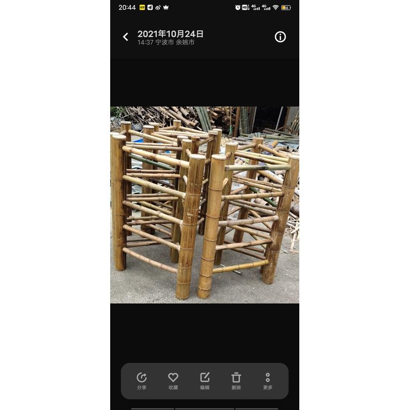农产品显示展销架 竹编连体筐置物架多层货架储物架陈列产品展架1