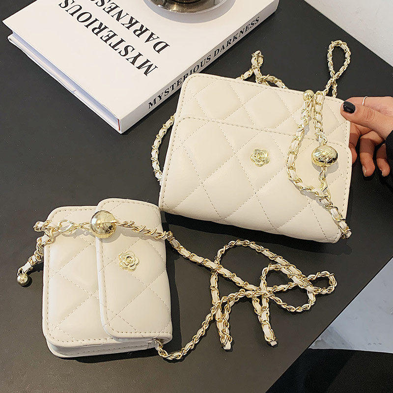 高级感迷你链条小包包女包2024新款韩版斜挎小众手机包,箱包皮具/热销女包/男包,小方包,淘宝优惠券,粉丝福利购,淘宝优惠卷