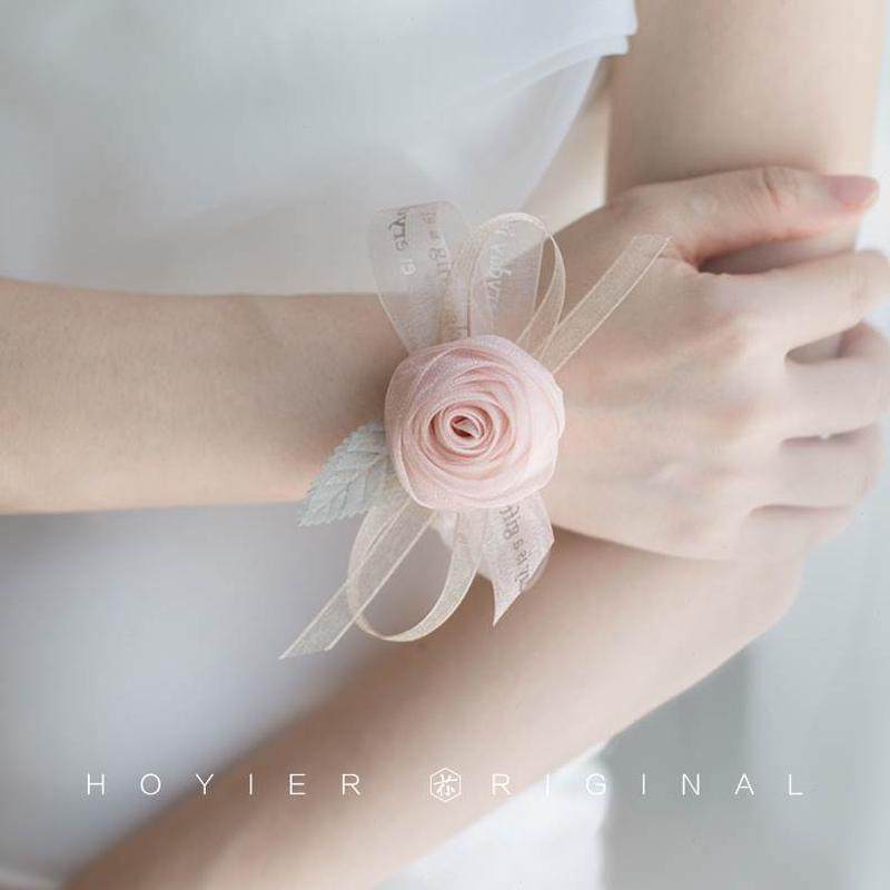 新郎新款新娘韩式手腕花珍珠手链伴娘粉色结婚手环秋季胸针花亦,节庆用品/礼品,手腕花,淘宝优惠券,粉丝福利购,淘宝优惠卷