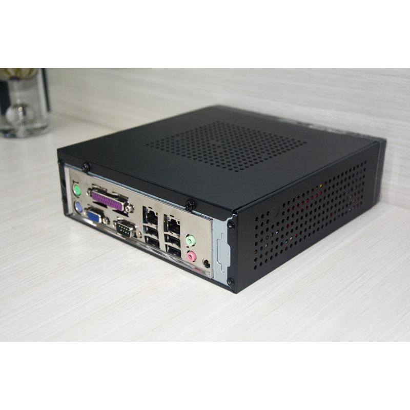 全新D525迷你电脑小主机 办公家用主机工控机带 LPT 串口 支持XP