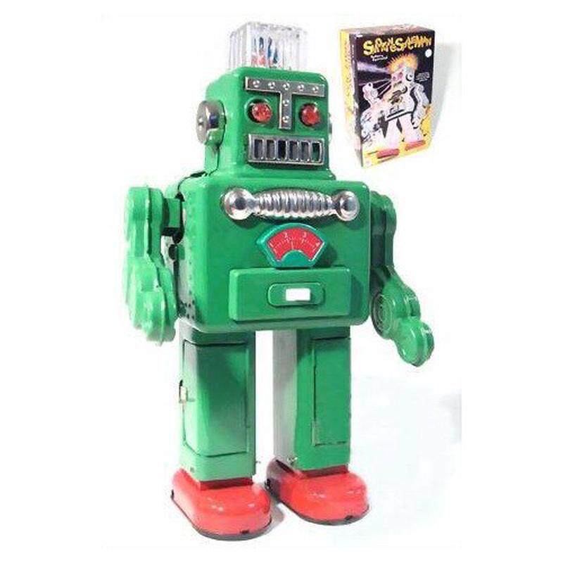 tr2011电动喷烟机器人成人收藏品 创意礼品 铁皮工艺品批发