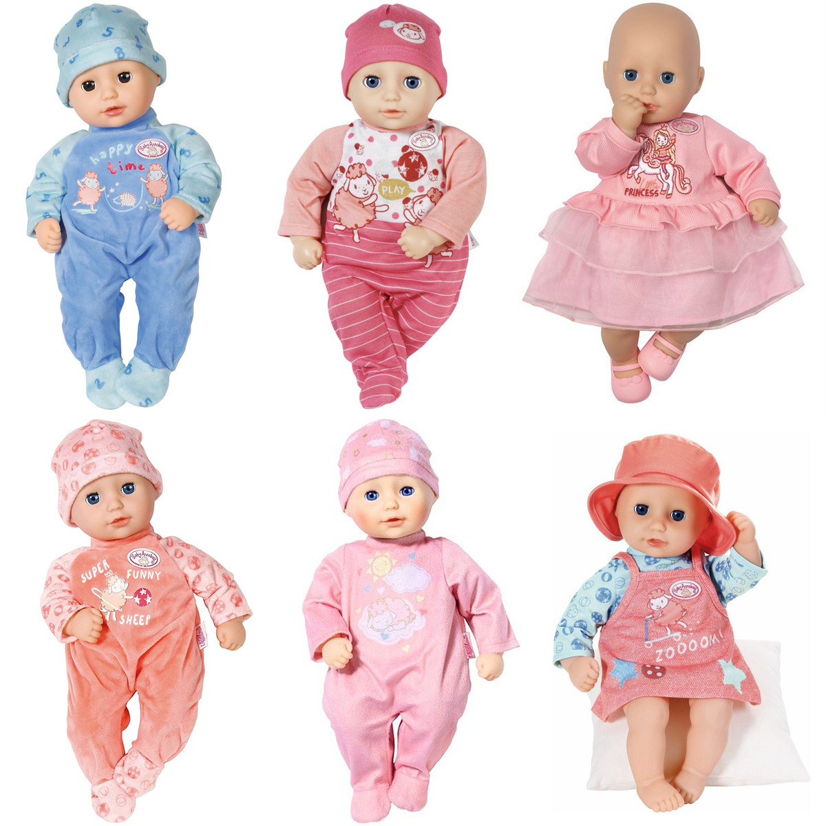 zapf夏厘米baby annabell配件34-38芙36cm仿真娃娃外套裙裤鞋套装