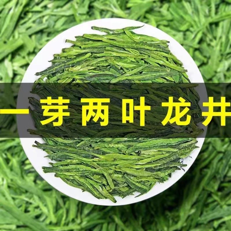 新日期正宗嫩芽龙井茶2025新茶浙江明前豆香龙井浓香型袋装茶叶散