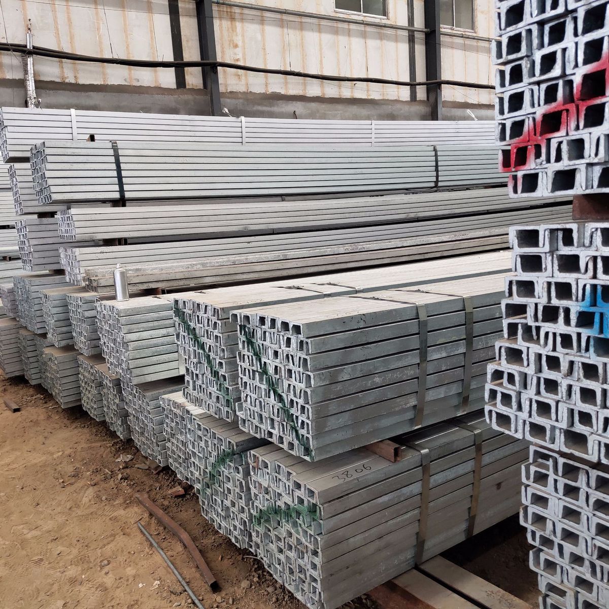 江苏 盐城 10# 镀锌槽钢 龙骨幕墙支架用 u型槽 现货