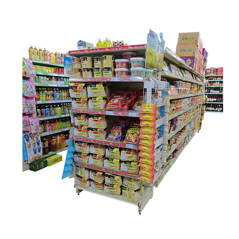 工厂生产定制商超展示架五金展架陈列架商场超市食品酒水饮料零食
