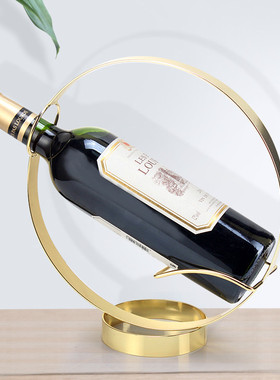 欧式创意红酒架摆件红酒架现代简约酒柜装饰品展示架葡萄酒架家用