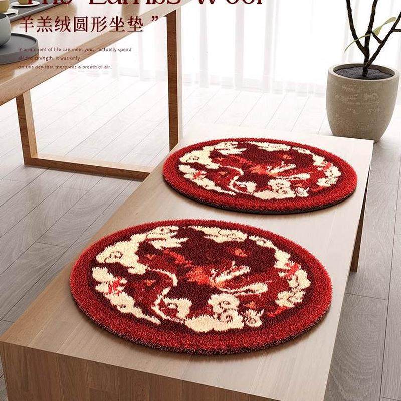 结婚垫敬酒圆形红色毛绒年跪拜敬跪改口垫坐垫喜茶龙一对,节庆用品/礼品,婚庆跪垫,淘宝优惠券,粉丝福利购,淘宝优惠卷