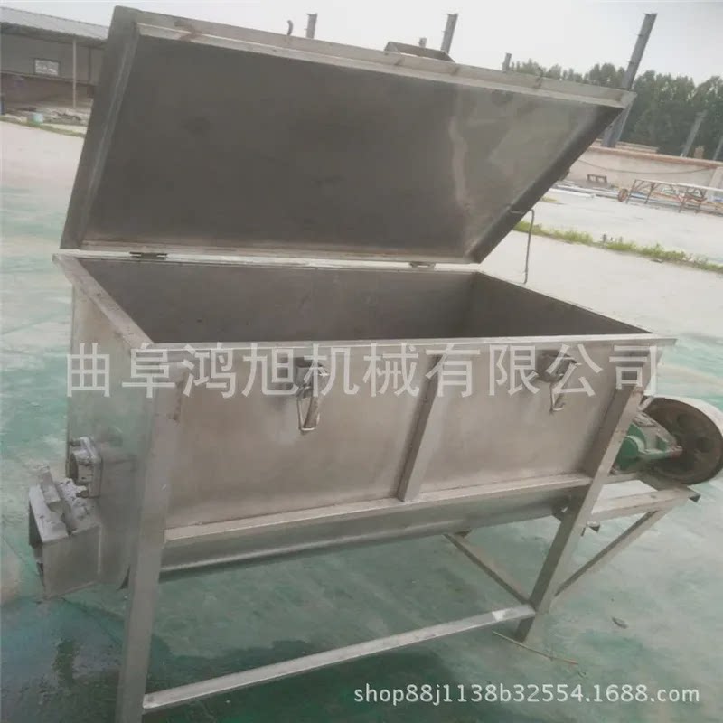 全自动糍粑裹粉机新型蟹柳棒裹浆机翻斗上料滚筒搅拌机