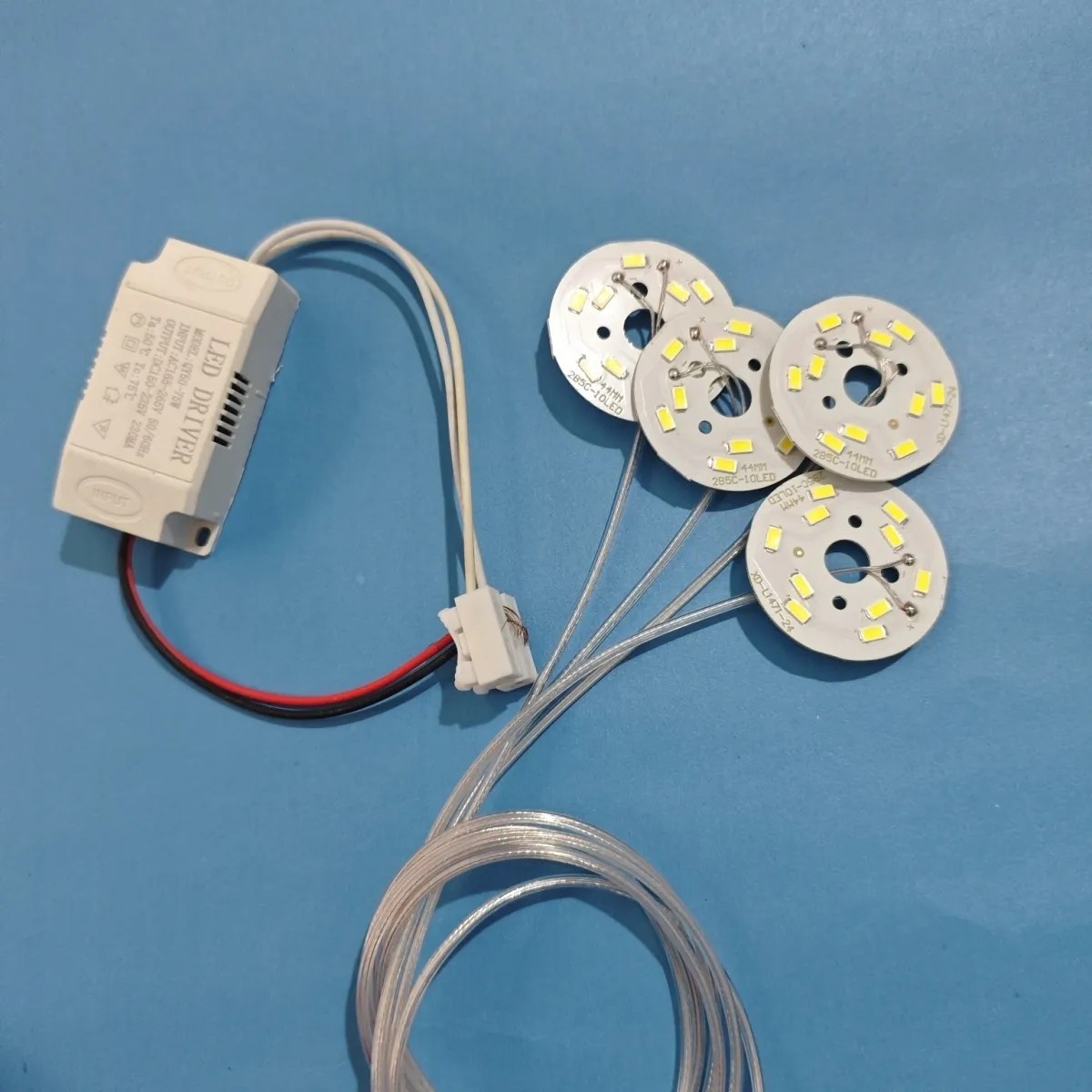 LED透明吊灯线44直径灯片带驱动
