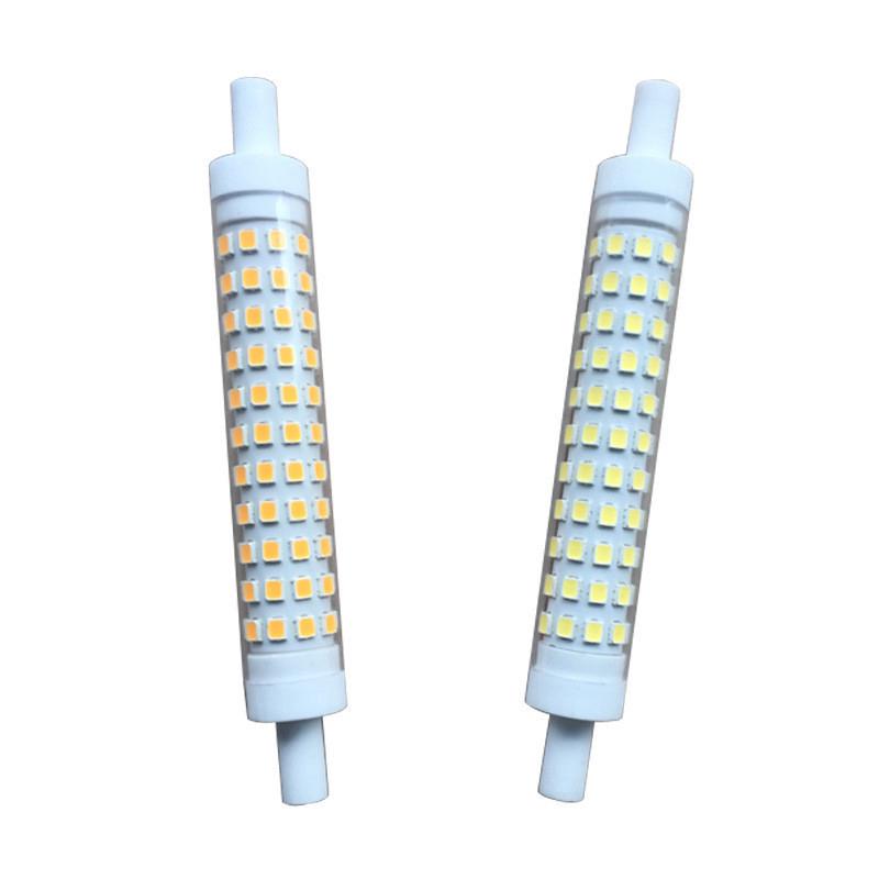 爆款调光led r7s 陶瓷10W 15*118mm r7s led 超小尺寸 散热