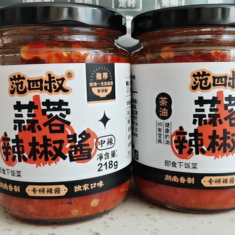 新日期范四叔湖南蒜蓉辣酱农家辣椒酱佐餐烧烤调味蘸酱配米饭拌面,粮油调味/速食/干货/烘焙,辣椒酱,淘宝优惠券,粉丝福利购,淘宝优惠卷