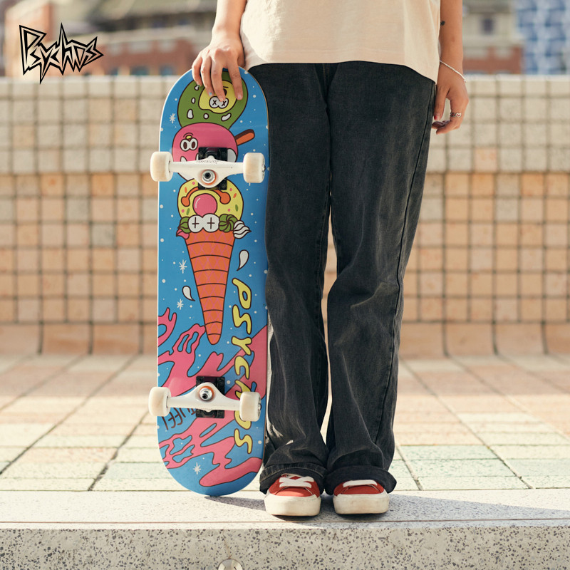 沸点PSYCHOS专业滑板女生初学者青少年成人双翘板奇幻游乐园系列