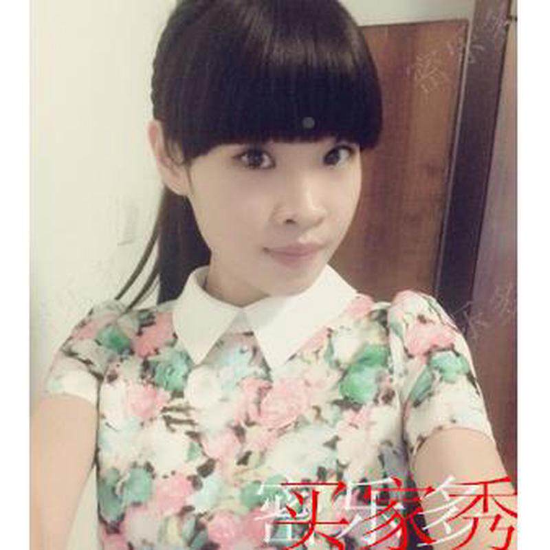 高档真发刘海发假刘海带发箍齐刘海片碎发子假女头帘卡麻花辫发箍