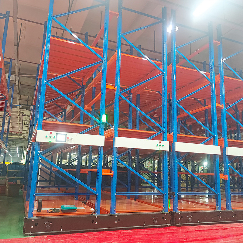 厂家供应电动移动货架重型仓储高位横梁式货架加厚货架通式移动贯