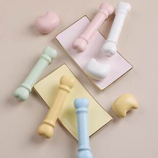 卡通儿童房可爱抽屉定制柜高档衣柜拉手猫头把手橱柜元宝子长骨