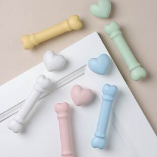 把手6衣柜门儿童房可爱新款9长条约彩色橱柜子俱拉手抽屉家