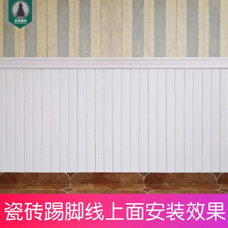 墙裙板pvc学校竹木防潮护墙板 生态木客厅宾馆幼儿园欧式墙板墙围