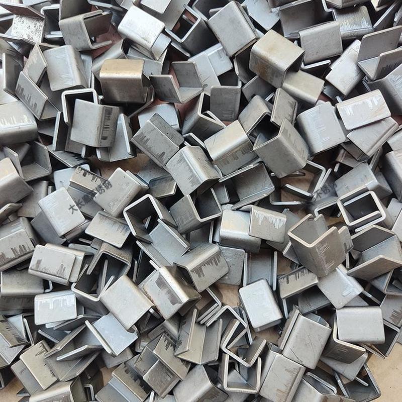 不锈钢U槽衣架卡头C型紧固件五金配件铁管夹子管材外用卡槽