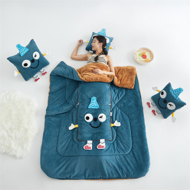 卡通汽车抱枕被车载靠垫沙发坐垫午休毯子办公室空调被午睡趴趴枕,居家布艺,抱枕被,淘宝优惠券,粉丝福利购,淘宝优惠卷