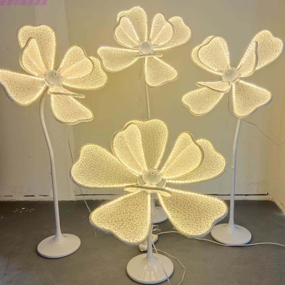 婚庆布艺婚礼道具蕾丝装饰牡丹舞台场景路引花发光美陈铁艺背景灯,节庆用品/礼品,路引,淘宝优惠券,粉丝福利购,淘宝优惠卷