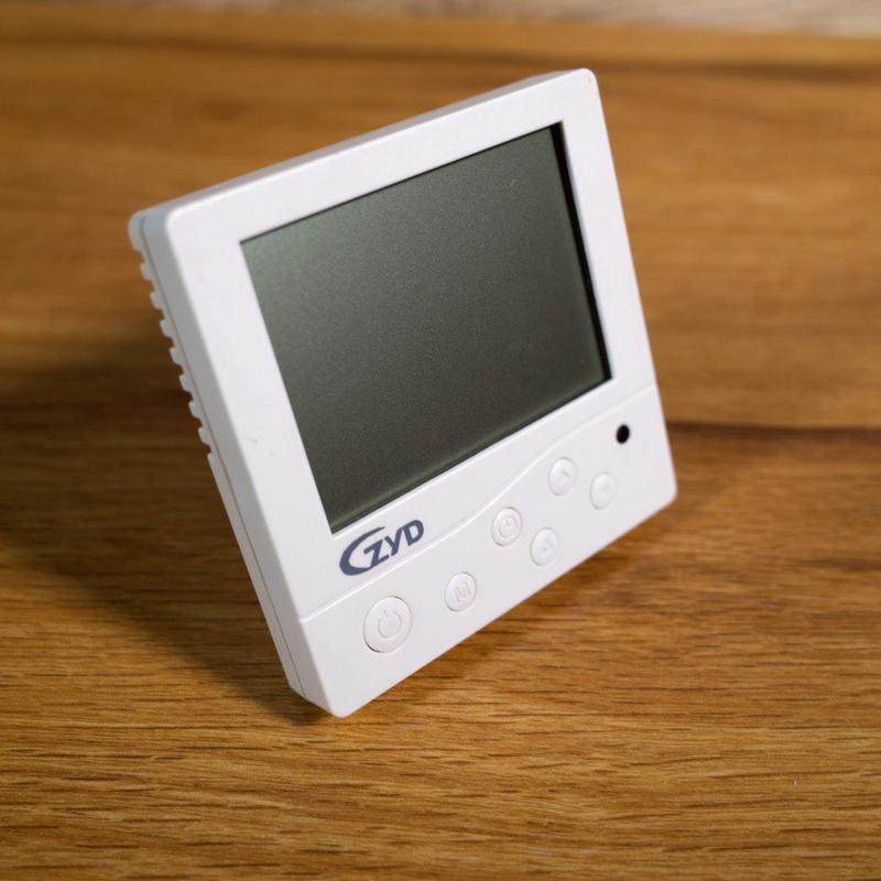 中央空调遥控温控器液晶三速开关风机盘管水冷空调控制线控器面板