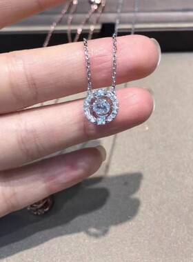 跳动的心项链女纯银999轻奢小众锁骨链2025新款爆款闺蜜生日礼物