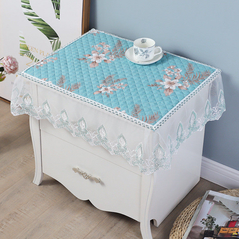 床头柜盖布巾欧式床头柜蕾丝盖巾布艺防尘罩简约小桌布万能小盖巾,居家布艺,万能盖巾,淘宝优惠券,粉丝福利购,淘宝优惠卷