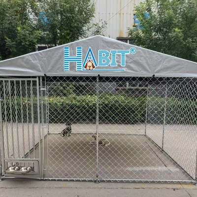 3米室外狗屋超大重型宠物狗笼旋转喂门围栏拉金毛边牧笼猫狗犬墅