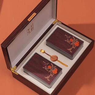 新款茶叶包装盒空礼盒半斤一斤装红茶礼盒空盒木质高档礼品盒定制